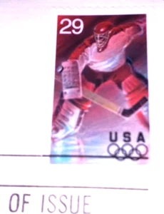 1994 Olympics Winter Games - Ice Hockey - 22kt Gold Replica Stamps - SEE BELOW - Picture 1 of 4