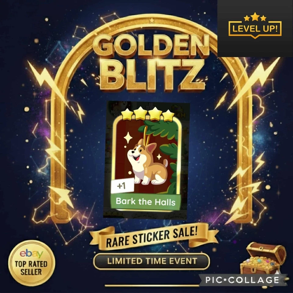 Raincoat Ready - Adesivo Gold Blitz - 4 ⭐ - Conjunto 15 ⚡️ ENTREGA RÁPIDA ⚡️ - Imagem 1 de 1