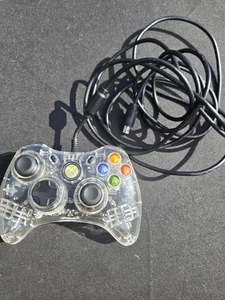 Xbox 360 Afterglow Controller Clear PL-3702 Wired Tested and Working - Picture 1 of 24