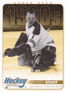 2011-12 Upper Deck Hockey Heroes 1960s #HH22 Johnny Bower