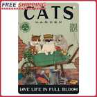 Cart Cats Retro Metal Plate Tin Sign Plaque Poster Wall Art For Bar (1)