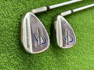 PureSpin Golf Diamond Face Wedge Set 56 / 60 Tungsten Sole Right Steel Regular - Picture 1 of 5