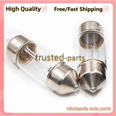 2PCS 04110-SWA-305 new Interior Dome Ligh Map Light Bulb T10x31 8w 12v For Honda - Image 1 of 4