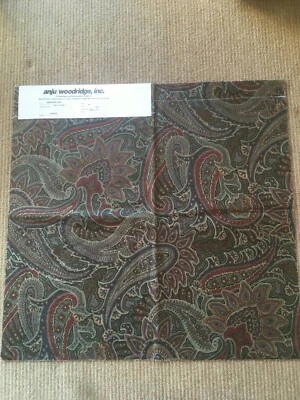 Decorative Wyngard Fabric. Paisley 4 pcs. 25x25 - Image 1 of 4
