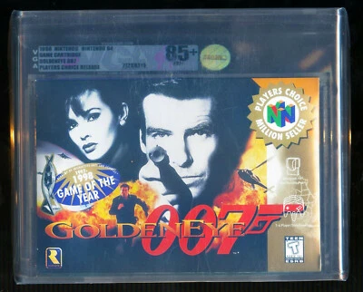 1998 Nintendo 64 N64 Player's Choice GOTY Game Year GOLDENEYE 007! VGA 85+ GOLD! - Image 1 of 4