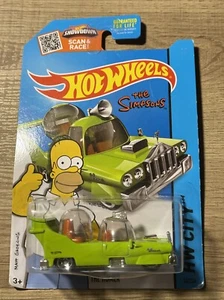 NIB 2013 THE SIMPSONS THE HOMER CAR HW HOT WHEELS HW CITY 1/64 #58/250 - Picture 1 of 1