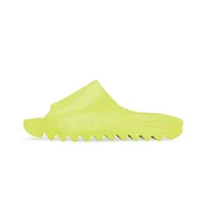 Zapatos Adidas Yeezy Deslizantes Verde Brillo GX6138 Talla 9 # EN MANO - Imagen 1 de 5
