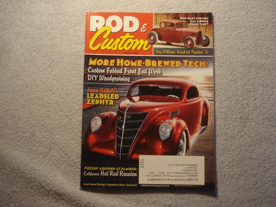 Rod and Custom 2012 April Vintage Hot Rods Custom Cars  and Trucks Hop Ups Foto 1 de 1