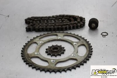 2002 02 Suzuki Drz250 Drz 250 Main Drive Chain Sprocket Front Back 520 Dr-z250  - Image 1 of 4