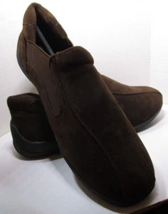 Mocasines sin cordones Comfort-Well by Beacon marrón micro gamuza 10M - nuevos en caja - Imagen 1 de 5