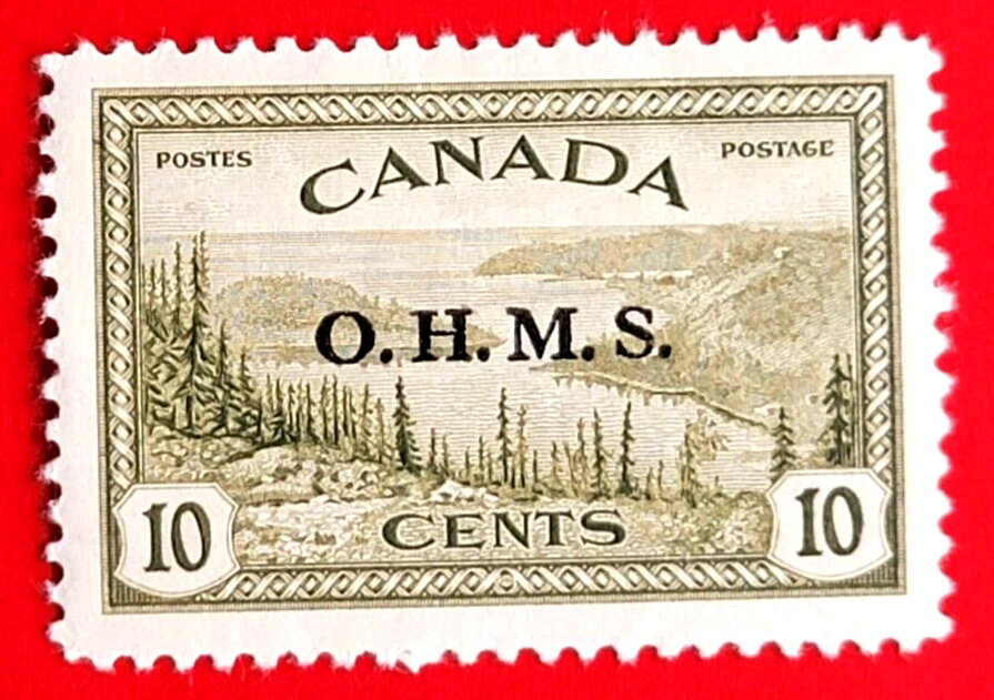 Canada Stamp O6 BOB Overprinted OHMS Official Stamp MH VF - Image 1 of 1