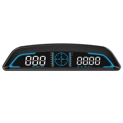 HUD GPS Gauge Car Head Up Digital Display Speedometer Alarm Auto Accessories MPH - Image 1 of 4
