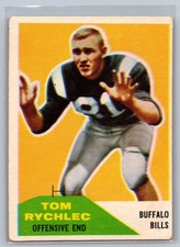 👀 1960 Fleer Football - #85 Tom Rychlec - Bills -VG-VGEX VINTAGE