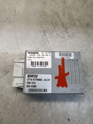 2007-2013 BMW X5 X6 SUV Rear Air Suspension Control Unit Module OEM E70 E71 E72 - Image 1 of 2