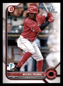 2022 Bowman 1st Edition #BPPF75 Michel Triana - Picture 1 of 2