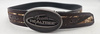 Combo cinturón camuflado Team Realtree de cuero y lona - hebilla de metal Foto 1 de 3