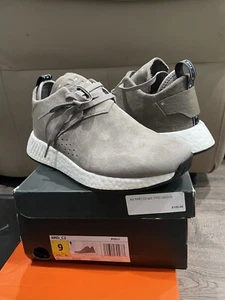 Adidas Originals NMD C2 Taupe Brown Casual Sneakers Shoes BY9913 Men's Size 9 - Picture 1 of 4