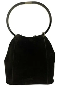 Gucci Handtasche aus schwarzem Wildleder - Bild 1 von 8