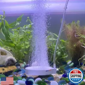 FRIRODSAY Fish Tank Bubbler Aquarium Air Stone Bubble Stone Betta Fish Tank D - Picture 1 of 5