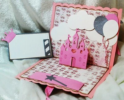 Sizzix Thinlits Birthday Pop-up Card 16PK #660290 Retail $29.99 by Lori Whitlock - Image 1 of 4