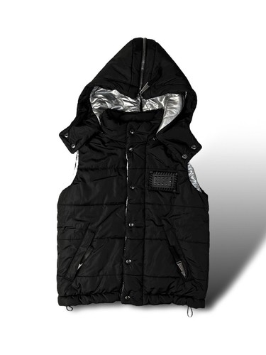 PRADA Cappotto gilet Philipp Plein esclusivo con piumino tampone bambini taglia 4 Made In Italy