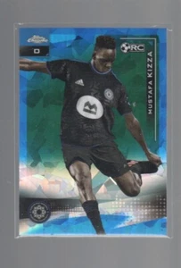 MUSTAFA KIZZA 2020-21 TOPPS CHROME MLS SAPPHIRE REFRACTOR ROOKIE #135 - Picture 1 of 1