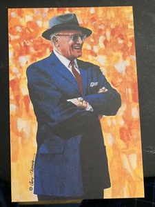 GOAL LINE ART PROOF CARD GEORGE HALAS 41/50 - Picture 1 of 2