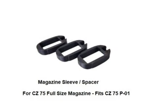 CZ 75 P01 Magazine Sleeve Spacer Adapter Full Size Mec Gar (ZF-P01) *3 Pieces