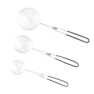 3 Pcs Skimmer Sieb Kochen Skimmer Metall Skimmer Mesh Lebensmittel Sieb - Bild 1 von 12