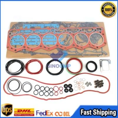 6D105 S6D105 Full Overhaul Gasket kit for Komatsu PC200-3 PC200LC-3 Exacavator - Image 1 of 4