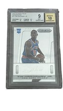 2013-14 Panini Prizm Rookie Autograph # 17 Tim Hardaway Jr BGS 9 Beckett 10 AUTO