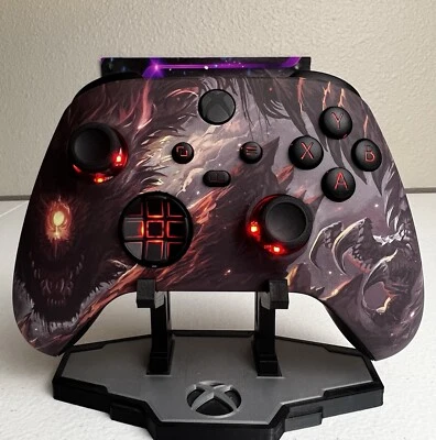 Dragon theme - RGB LED - Custom Wireless Controller for XBox or PC - Image 1 of 4