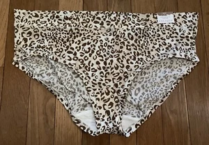 Plus Size 22/24 Lane Bryant Cacique Comfort Bliss Hipster Panty Cream Leopard - Picture 1 of 5