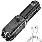 Outdoor Taschenlampe robuste LED High Power Taschenlampe ABS superhell USB Kabel