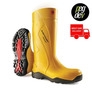 STIVALI WELLY WELLINGTON PUROFORT+FULL SAFETY GIALLI TAGLIE 5-12 - Foto 1 di 1