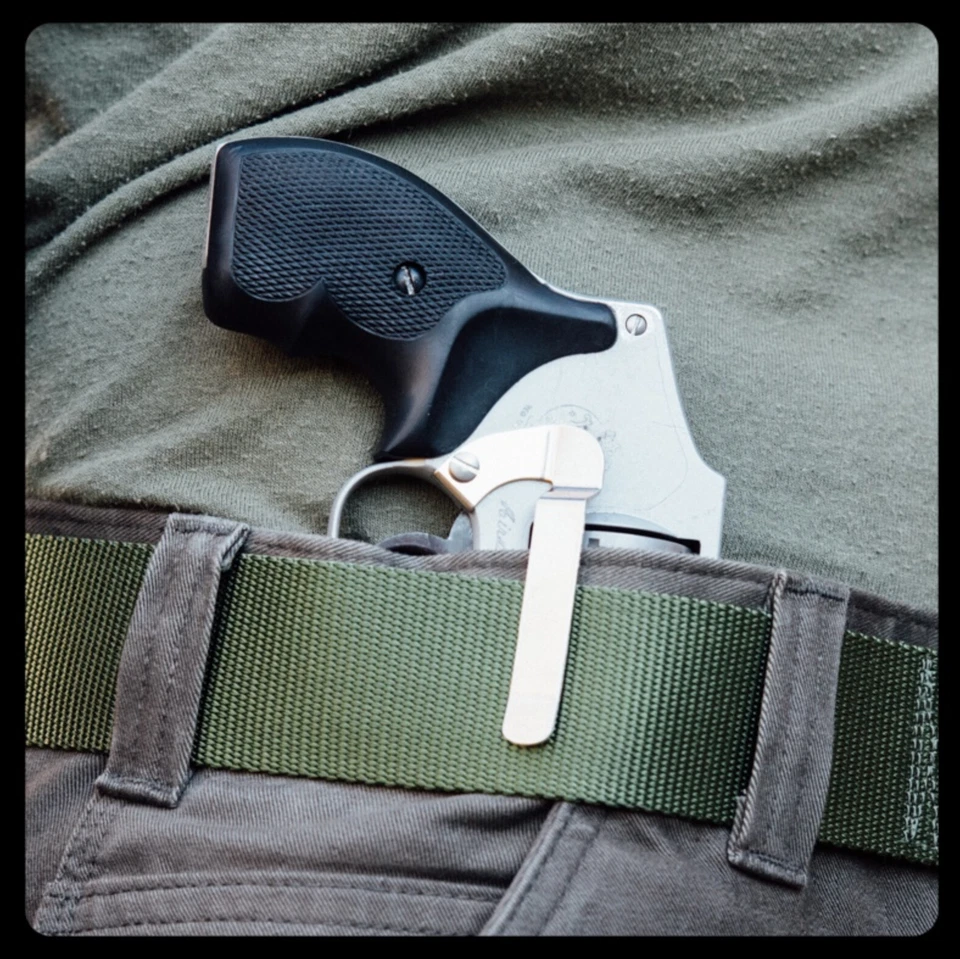 Clipdraw for S&W J Frame Revolver 30 31 32 34 36 37 38 Silver Belt Clip IWB JF-S - Image 1 of 4