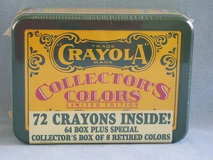 CRAYOLA Limited Edition Collectors Tin of Crayons Retired Colors New Sealed 1991 - Picture 1 of 2