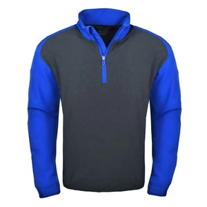 New Callaway Golf Long Sleeve 1/4 Wind A Lapis Blue Medium - Picture 1 of 3
