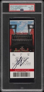 Jac Caglianone Signed MLB DEBUT 2025 TICKET STUB 6/3/25 Royals Auto ~ PSA 10/10 - Picture 1 of 2