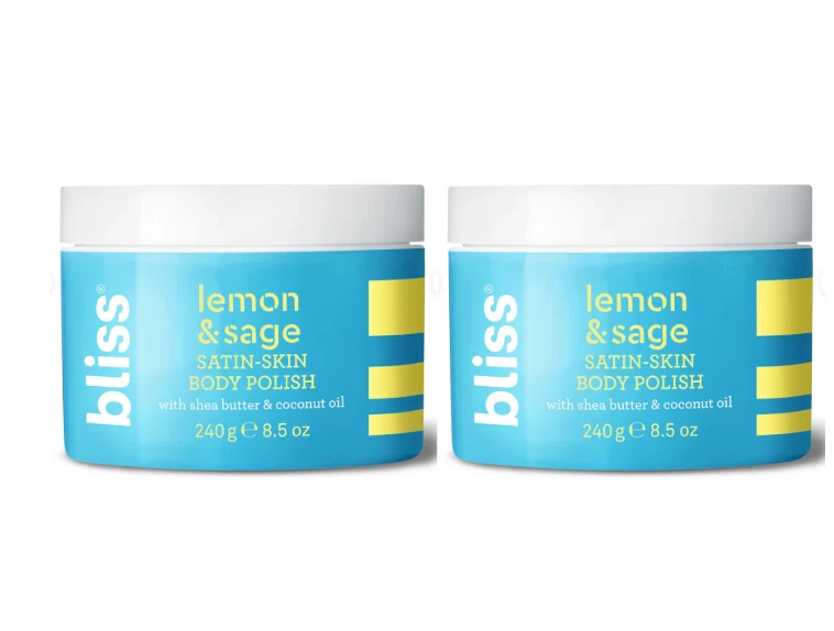 捆绑出售物品:Bliss Lemon & Sage Satin-Skin Body Polish (8.5 盎司)- 2 件套 — 第 1/3 张图片