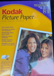 Błyszczący papier fotograficzny Kodak A4 25 arkuszy. Zapieczętowany - Zdjęcie 1 z 1