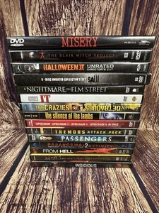 Lot of 25 Horror Movies Collection - IT, 1408, Saw, Crazies, Halloween & More - Picture 1 of 2