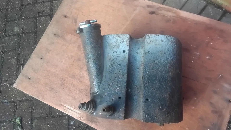 Vintage  prewar sunbeam oil tank - Image 1 of 4