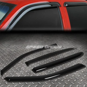 FOR 00-05 CADILLAC DEVILLE SMOKE TINT WINDOW VISOR SHADE/SUN WIND/RAIN DEFLECTOR - Picture 1 of 11