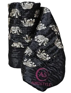 Handmade Silk Cotton Soft Jaipuri Razai Double Bed Quilt Ac Blanket 85X10 inch - Picture 1 of 5