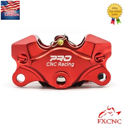 Цилиндр насоса заднего тормоза мотоцикла с ЧПУ 2 поршня 32 мм универсальный алюминий - Изображение 1 из 4