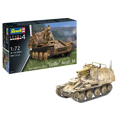 STURMPANZER 38 (t) GLILLE AUSF.M KIT 1:72 Revell Kit Mezzi Militari Modellino Nu - Immagine 1 di 4