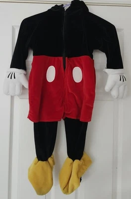 Mickey Mouse Size 18-24 Months Halloween One Piece Costume Disney Store - Image 1 of 3