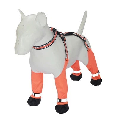 Zapatos a prueba de agua para perros protectores para perros zapatos con tirantes bota reflectante antideslizante✿ Foto 1 de 4