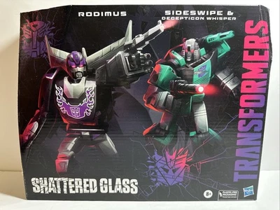 Transformers Shattered Glass Rodimus and Sideswipe & Whisper Hasbro Pulse - Image 1 of 4